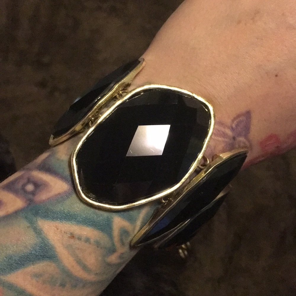 Black and gold bracelet